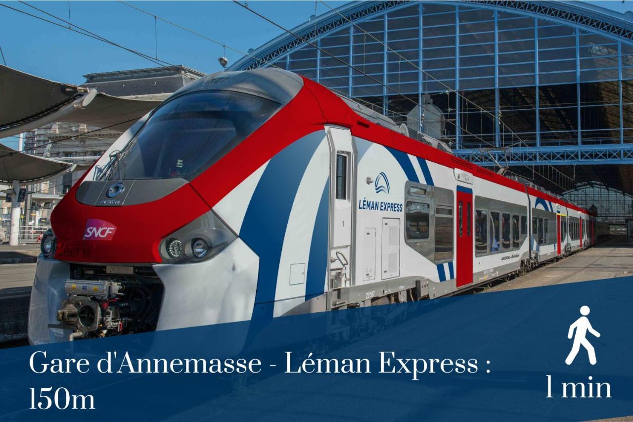 Homey Lotus Centre / Proche Gare Avec Acces A Geneve Annemasse Eksteriør billede