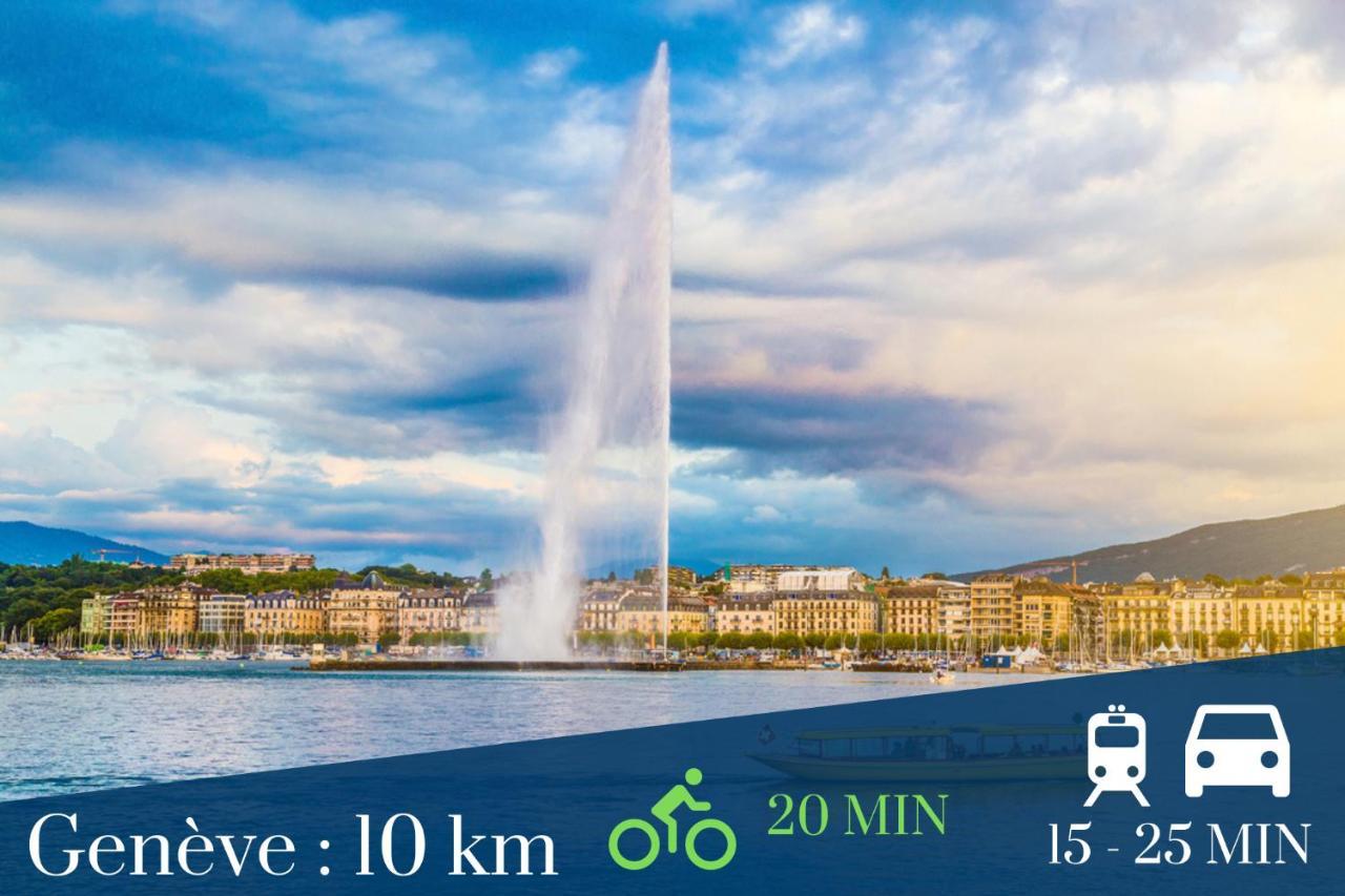 Homey Lotus Centre / Proche Gare Avec Acces A Geneve Annemasse Eksteriør billede